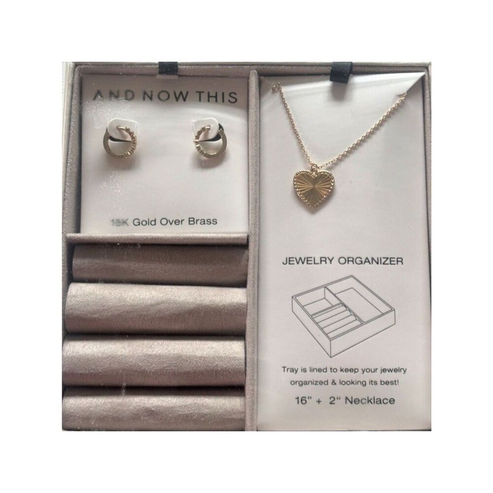And Now This Hoop Earrings 18K Gold Plated Lightweight
